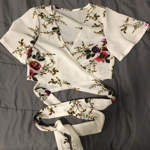 Two-Piece Crop Top and Shorts